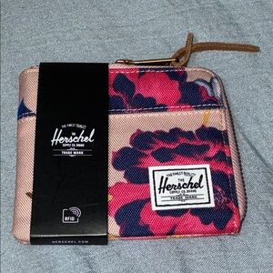 The Herschel Supply Hawaiian half zip wallet